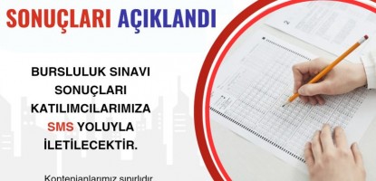 Bursluluk Sınav Sonuçları Açıklandı!
